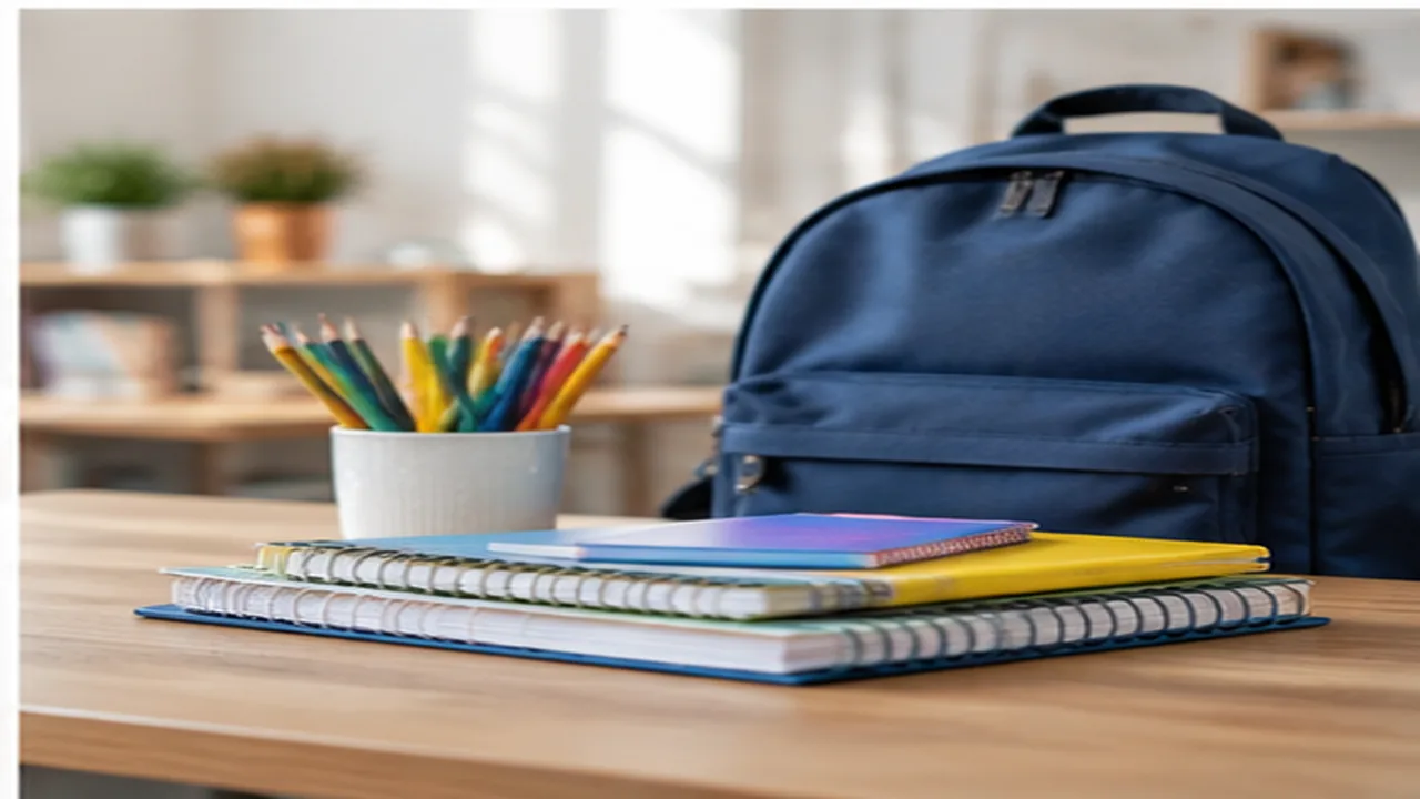 Cartable et fournitures scolaires