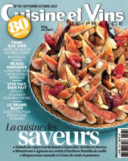 couverture du magazine Cusine et Vins de France