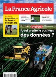 couverture du titre de presse La France Agricole