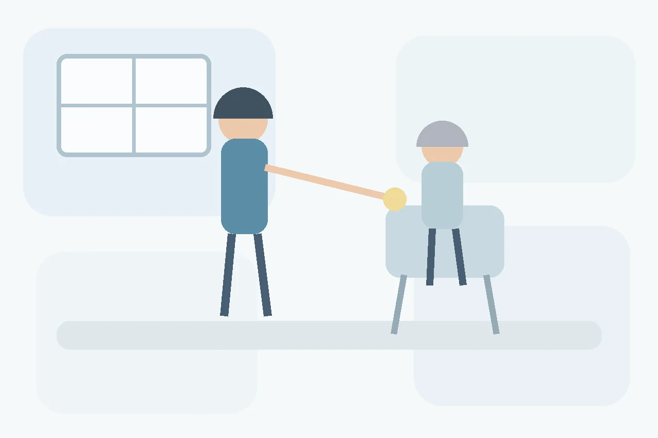 Professionnelle accompagnant une personne âgée à domicile